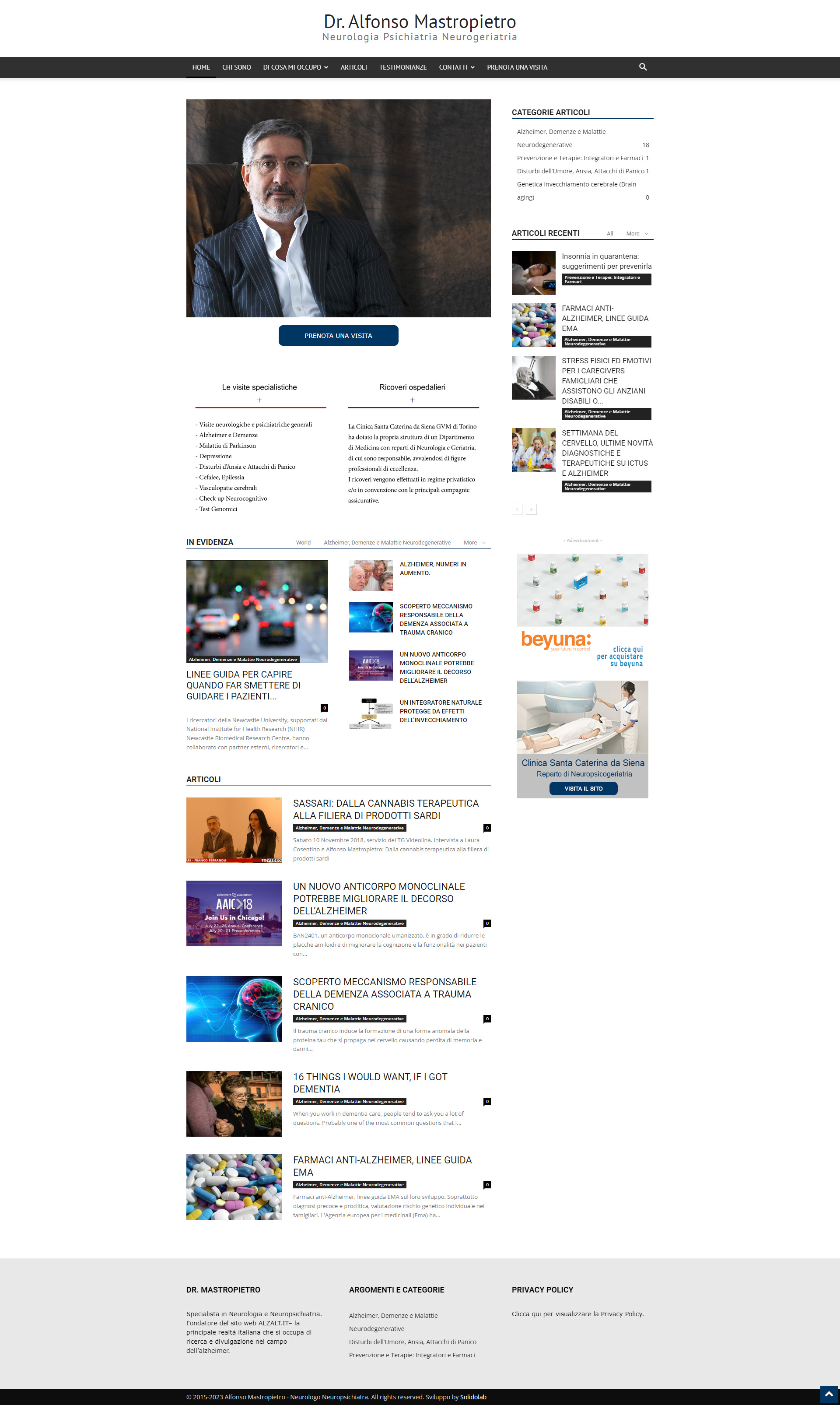 Mastropietro Homepage